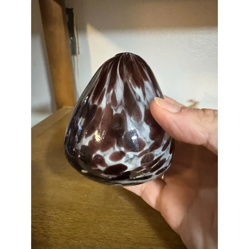 Teardrop Art Glass Handblown Bud Vase‎ Miniature
